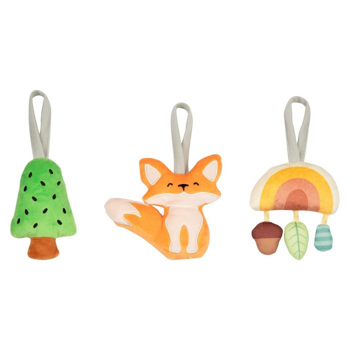 Houten Babygym met Speelhangers | Montessori Babyspeelgoed