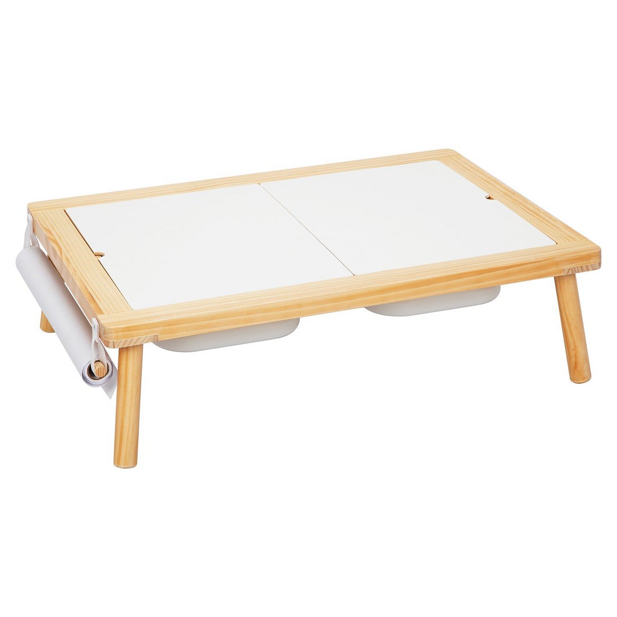 Creatieve speeltafel met teken- en speelblad