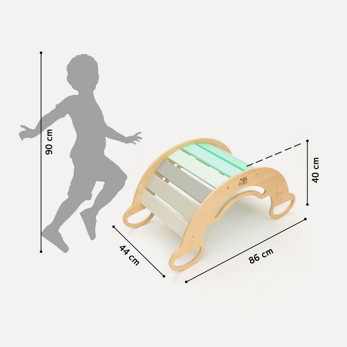 Kinder speeltafel met stoel & speeltoestel (wip) – Mint