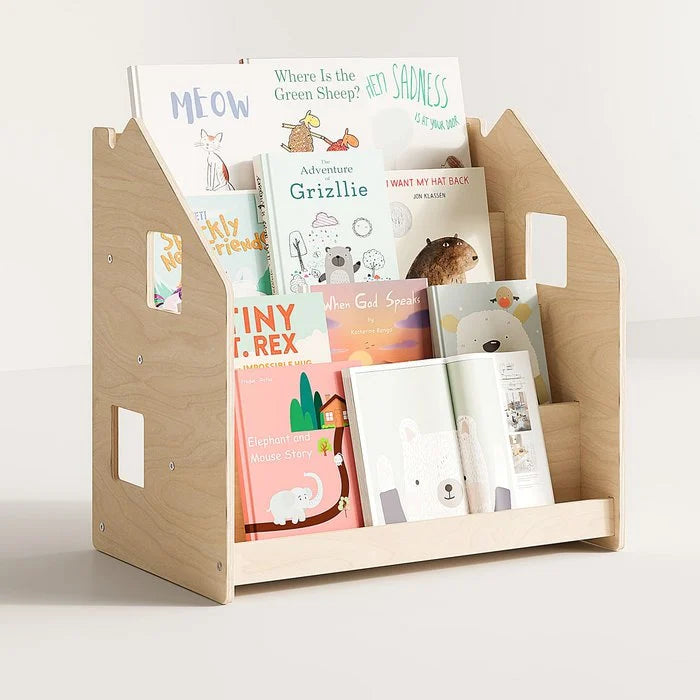 Kleine Lezers Boekenrek – kinderboekenrek op kinderhoogte