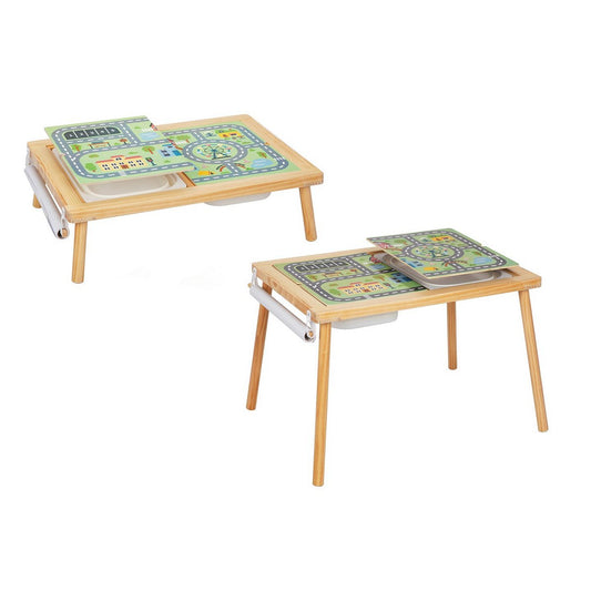 Creatieve speeltafel met teken- en speelblad