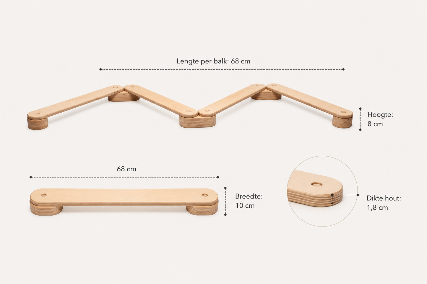 Balansbalk Set voor Kinderen