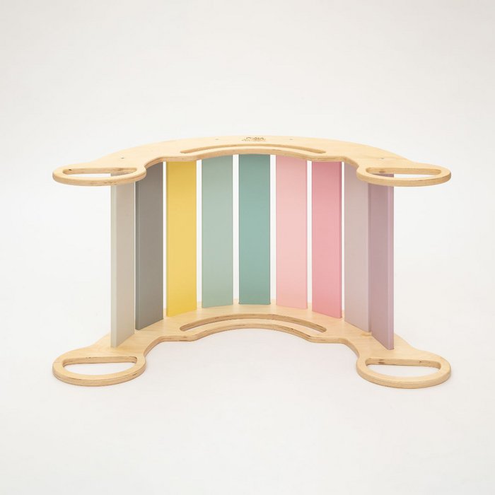 Kinder speeltafel met stoel & speeltoestel (wip) – pastelkleuren