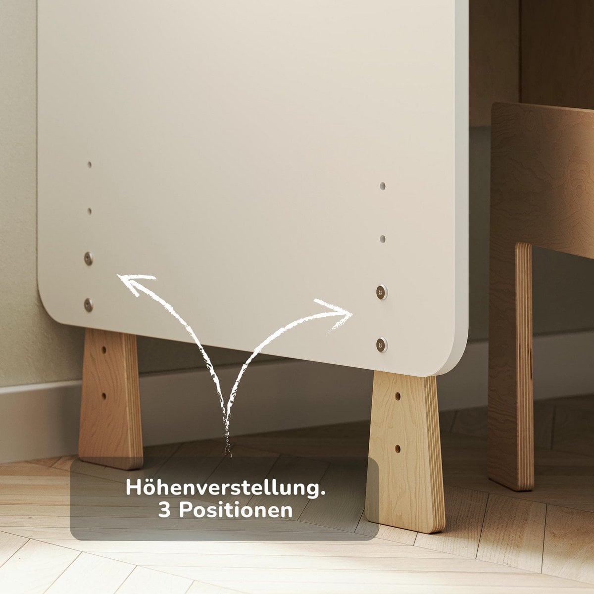Verstelbaar kinderbureau met stoel
